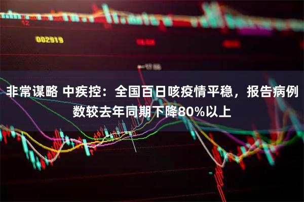 非常谋略 中疾控：全国百日咳疫情平稳，报告病例数较去年同期下降80%以上